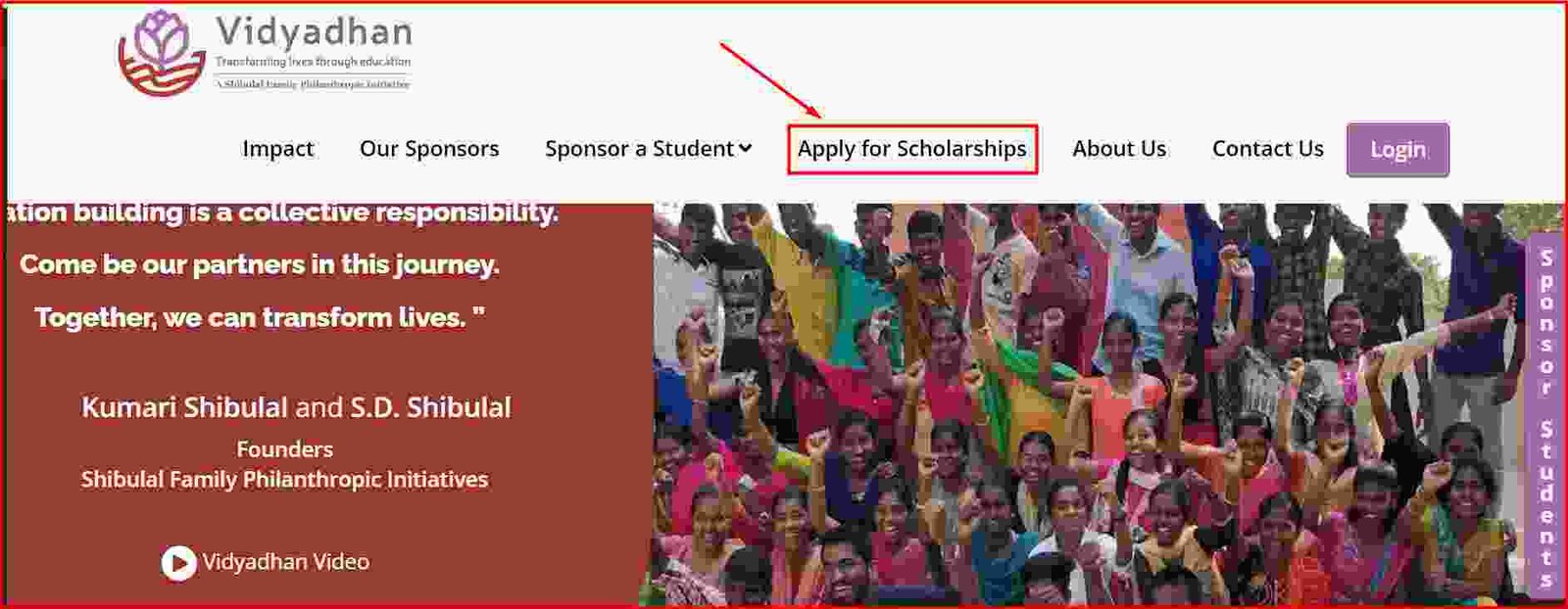 UP Vidyadhan Scholarship Apply Online